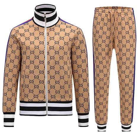 gucci men tracksuits|gucci jogging suit for men.